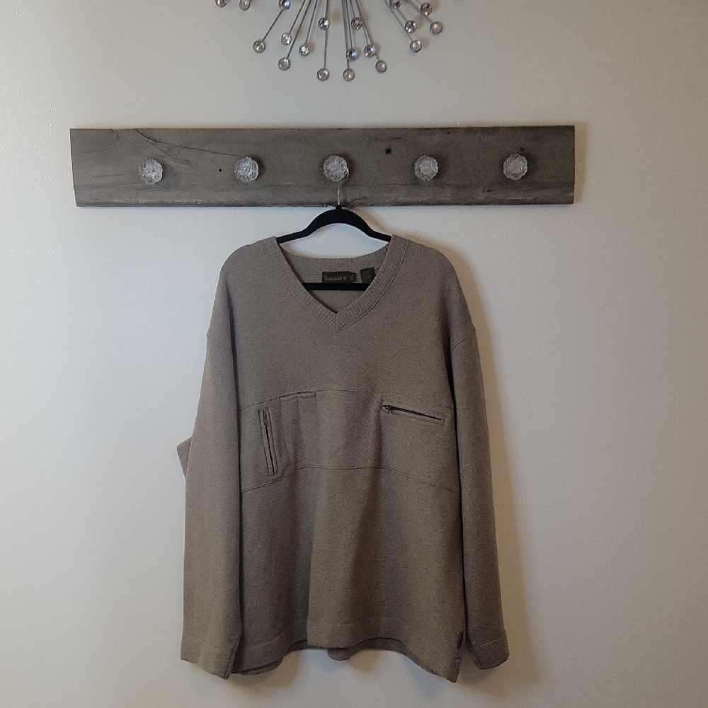 Timberland Men's V-neck Wool(52%) Sweater SZ XXL